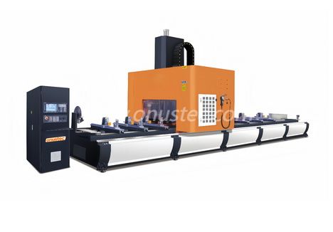 ONUSTEC HIGH END 5-AXIS CNC PROFILE MACHINING CENTER ONUSTEC ВЫСОКИЙ 5-ОСЕВОЙ ОБРАБАТЫВАЮЩИЙ ЦЕНТР ПРОФИЛЕЙ С ЧПУ