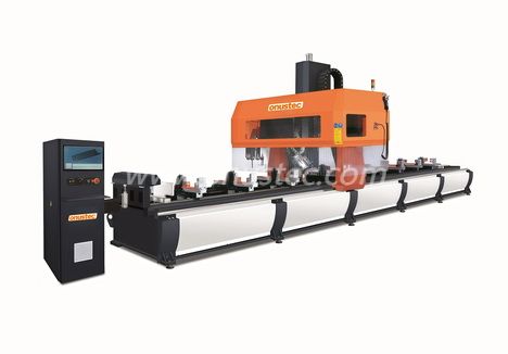 2012 HIGH END 4-AXIS CNC PROFILE MACHINING CENTER 2012 ВЫСОКИЙ 4-ОСЕВОЙ ОБРАБАТЫВАЮЩИЙ ЦЕНТР ПРОФИЛЕЙ С ЧПУ